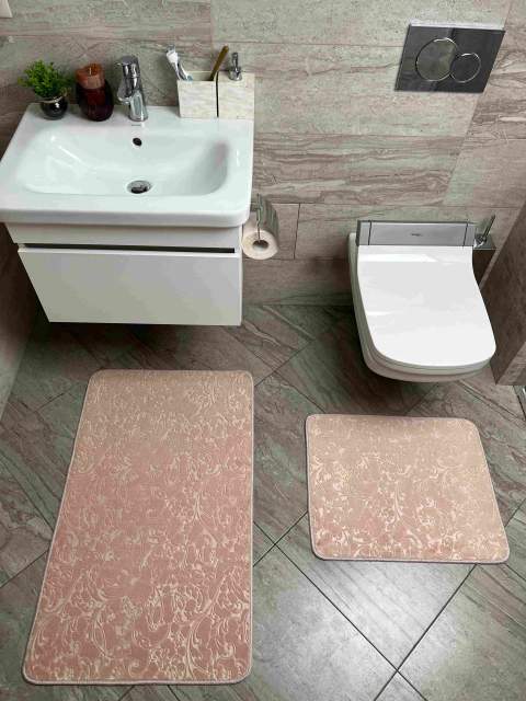 Набор ковриков Smart Gold_N Дизайн ELİT S.KAHVE Цвет