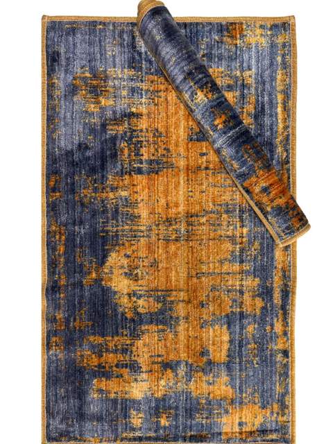 Набор ковриков Buta Renkli Flos Дизайн Цвет Horizon lacivert gold