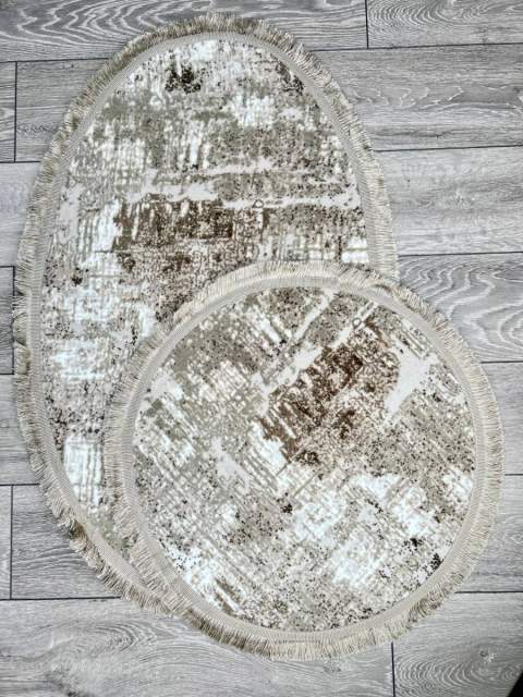 Набор ковриков Smart_Ov Дизайн 110 Цвет Бежевый