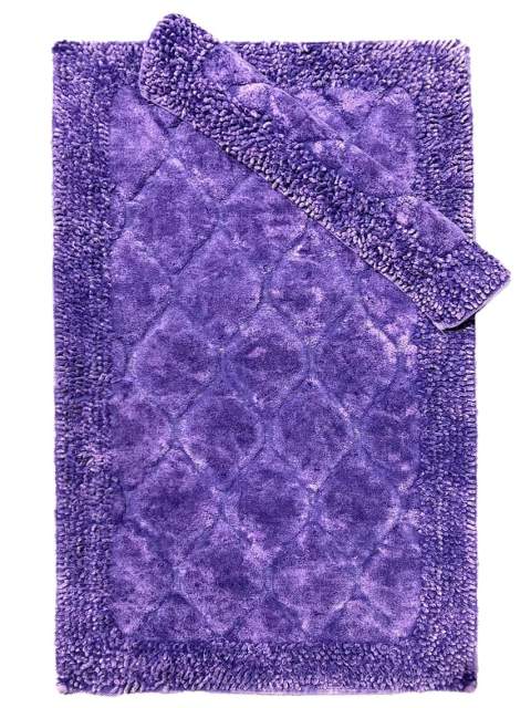 Набор ковриков Makarna Madalyon Дизайн  Цвет LILA