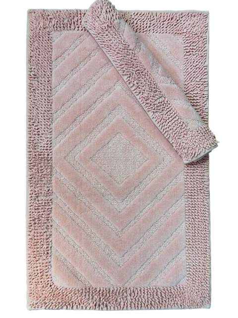 Набор ковриков MAKARNA TIARA Дизайн  Цвет Розовый