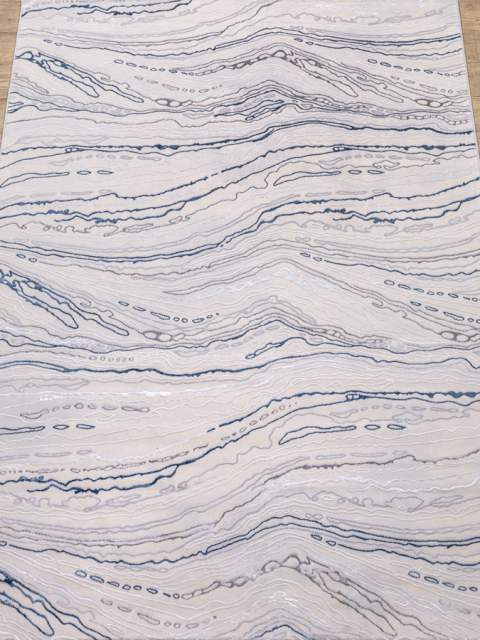 Ковры дизайн F592AW цвет BEIGE / D.BLUE
