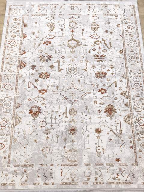 Ковры дизайн 10063B цвет GREY / TERRA