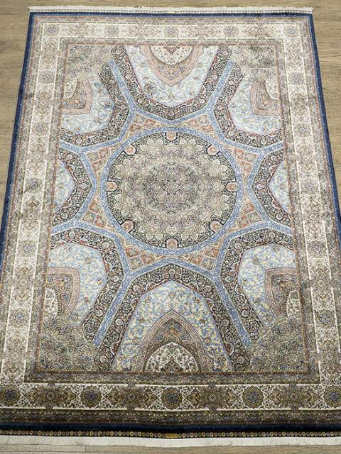 Ковры дизайн 2015C цвет NAVY / CREAM