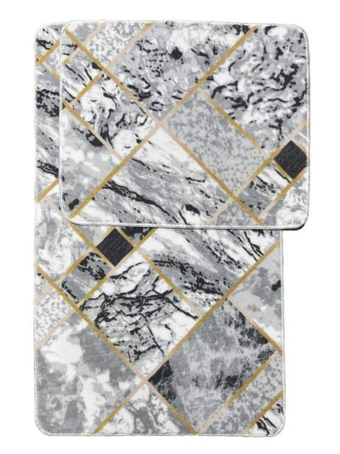 Набор ковриков Smart_N Дизайн 145 Цвет Серый