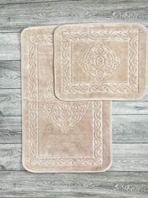 Набор ковриков Buta Osmanli Дизайн  Цвет Бежевый