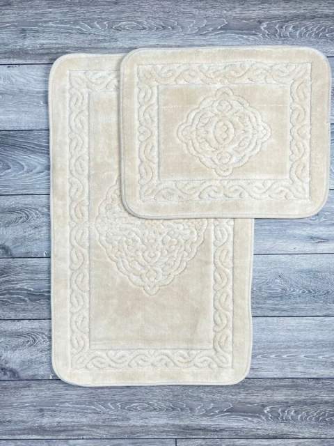 Набор ковриков Buta Osmanli Дизайн  Цвет Светло-Бежевый