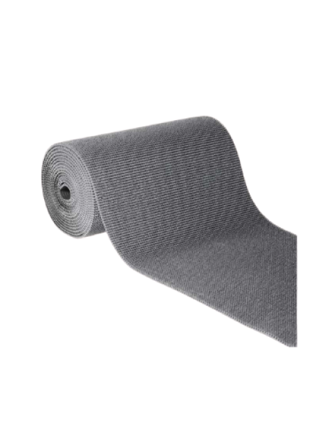 Дорожка Щетинистая Дизайн 128 Цвет Серый Металлик