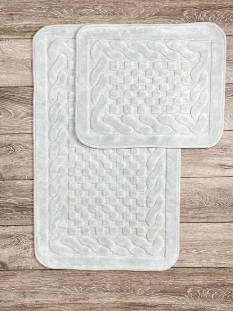 Набор ковриков Cotton Erguvan Дизайн Цвет Бирюзовый