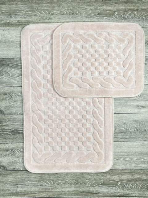 Набор ковриков Cotton Erguvan Дизайн Цвет Розовый