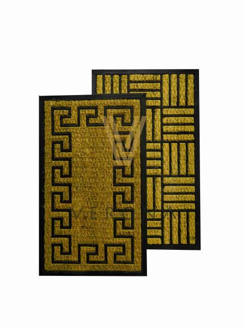 Коврик  Кокос на резиновой основе Дизайн 13 Цвет Ассорти