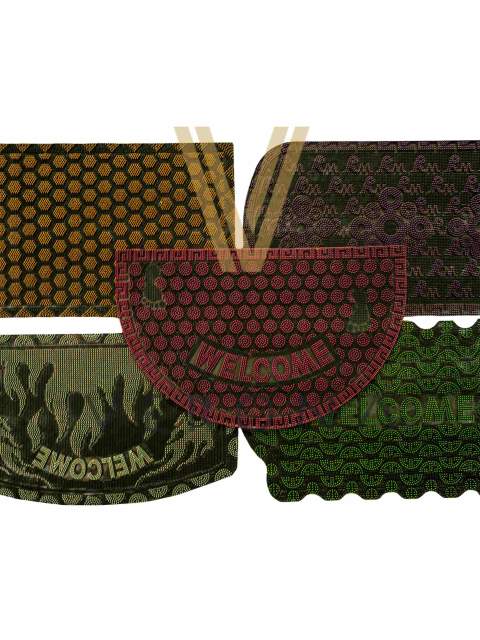 Коврик Иголки Цветные Дизайн 09 Цвет Ассорти