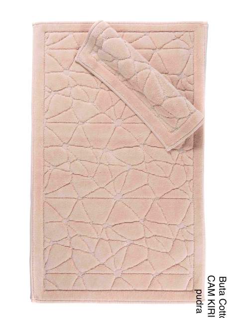 Набор ковриков Pamuklu Cam Kirigi Дизайн Цвет PUDRA