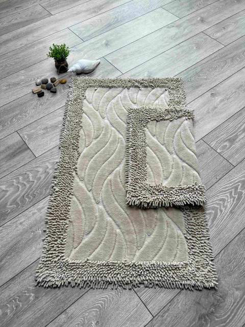 Набор ковриков Makarna Kilic Дизайн Цвет BEJ