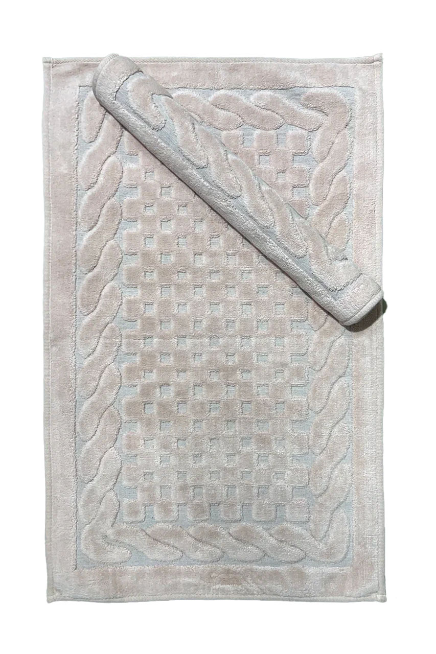 Набор ковриков Cotton Erguvan Дизайн Цвет Pudra