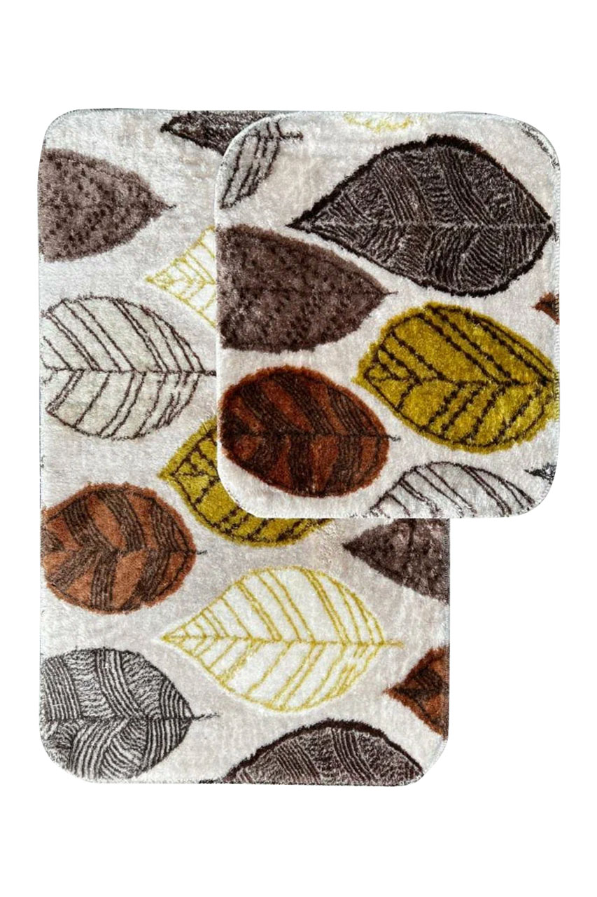 Набор ковриков Post Yaprak Дизайн Цвет BEJ