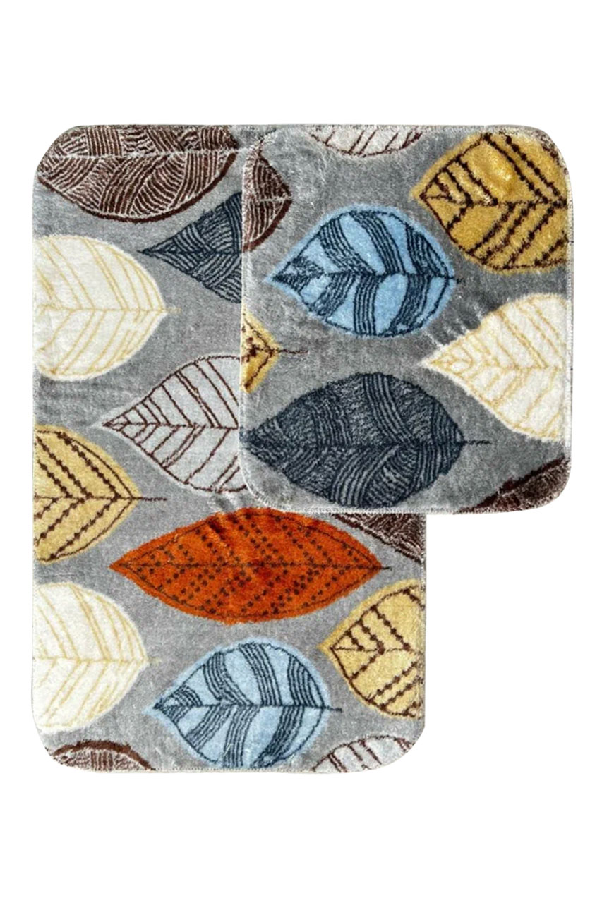 Набор ковриков Post Yaprak Дизайн Цвет GRI