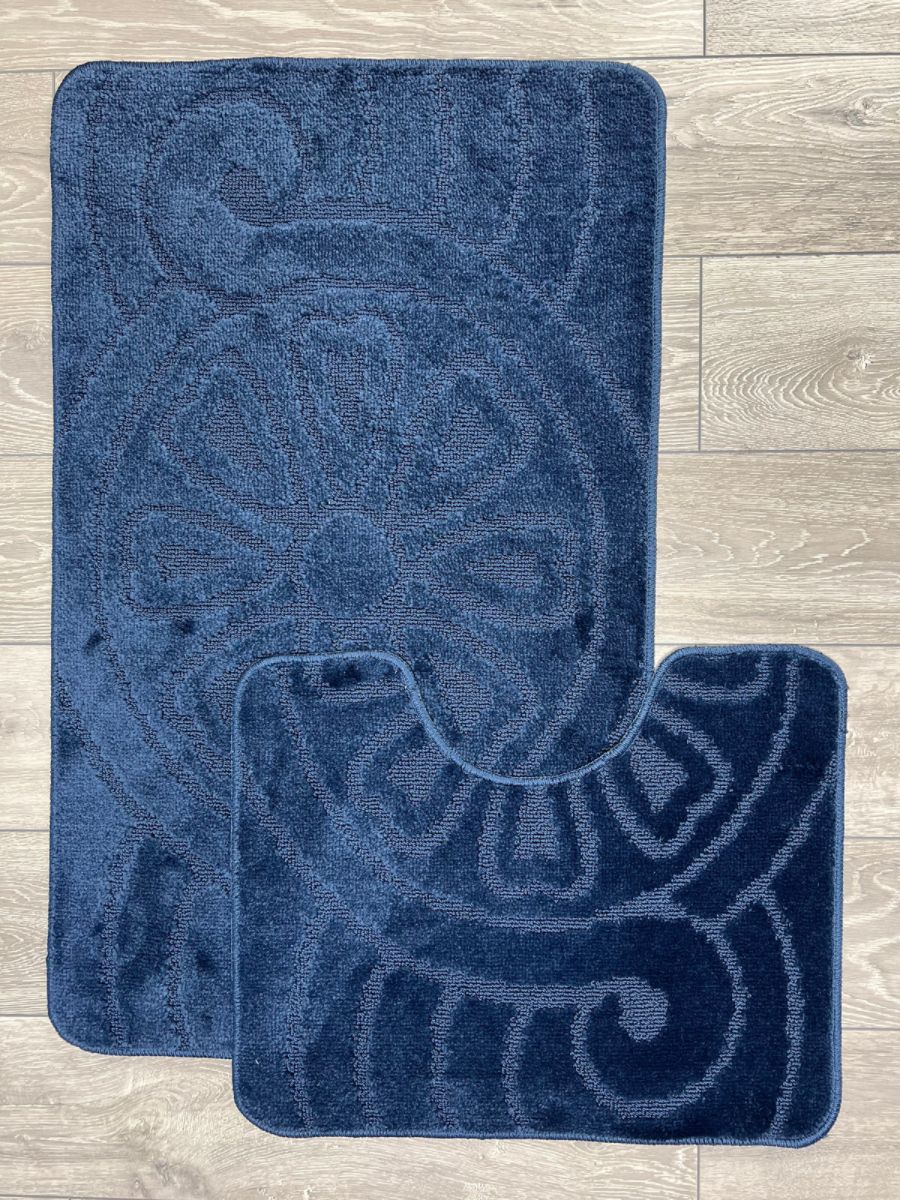 Набор ковриков Mono 2pc ST Дизайн 5512 Цвет NAVY BLUE