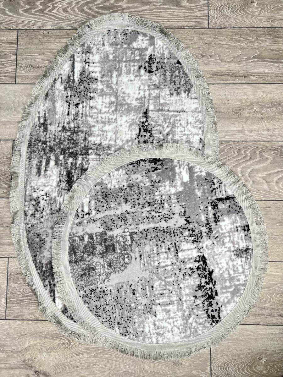 Набор ковриков Smart_Ov Дизайн 112 Цвет Серый