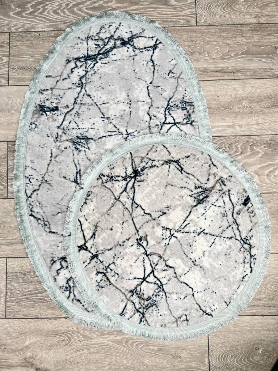 Набор ковриков Smart_Ov Дизайн 223 Цвет Серый