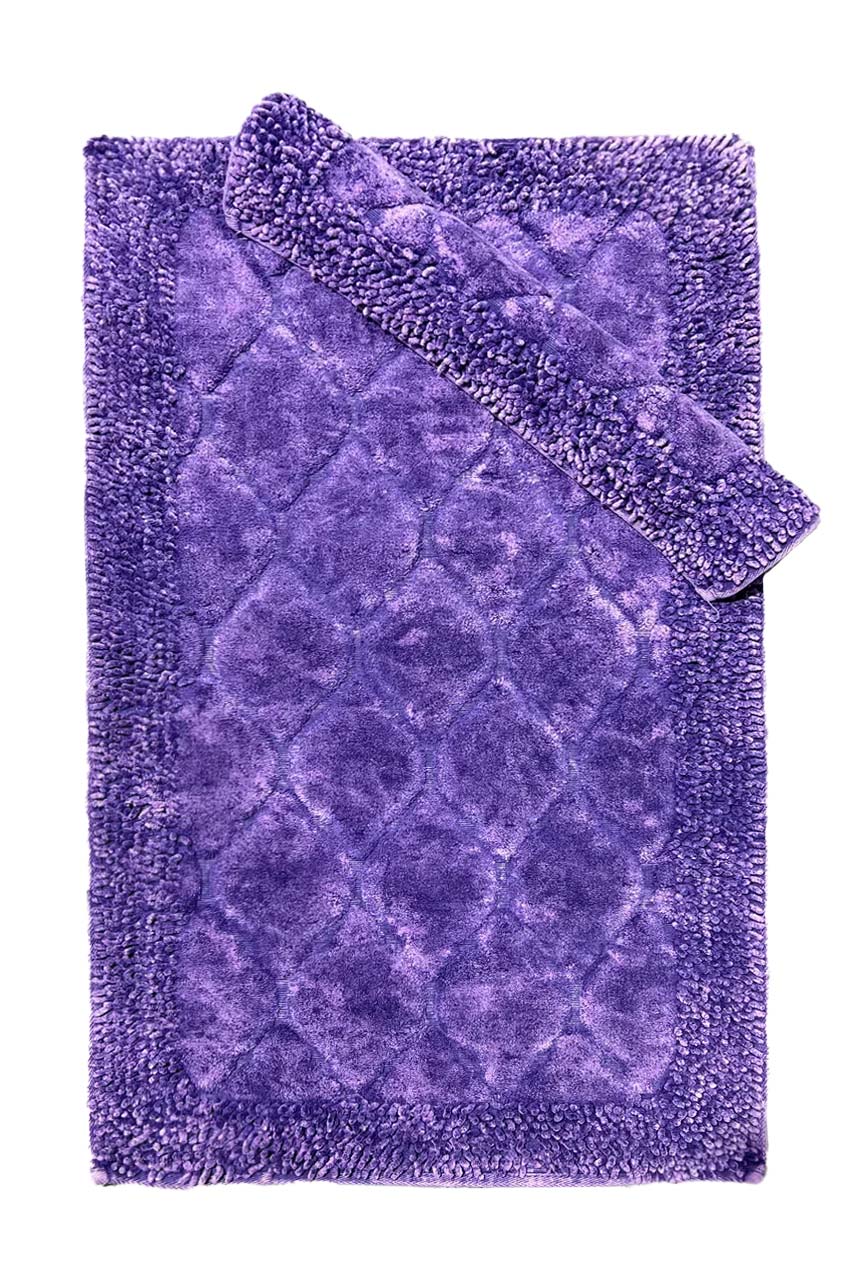 Набор ковриков Makarna Madalyon Дизайн  Цвет LILA