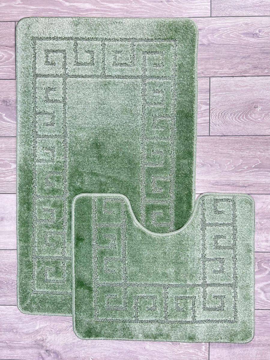 Набор ковриков Mono 2pc ECO Дизайн 4918 Цвет GREEN