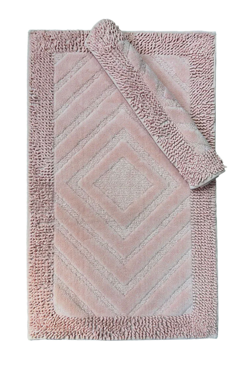 Набор ковриков MAKARNA TIARA Дизайн  Цвет Розовый