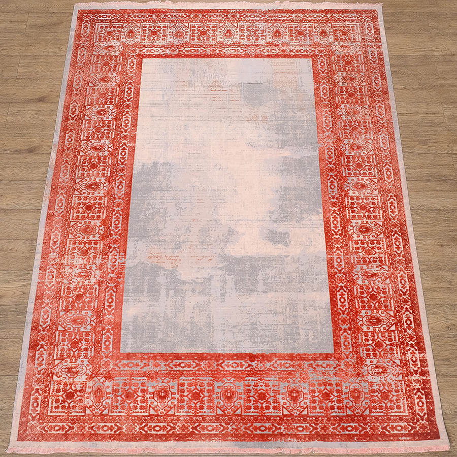 Ковры дизайн 3035A цвет CREAM2 / ORANGE_2