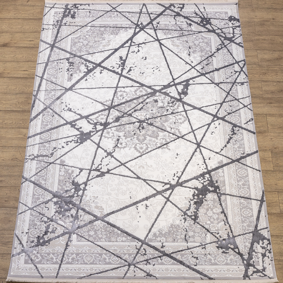 Ковры дизайн KB03A цвет WHITE / GRAY2