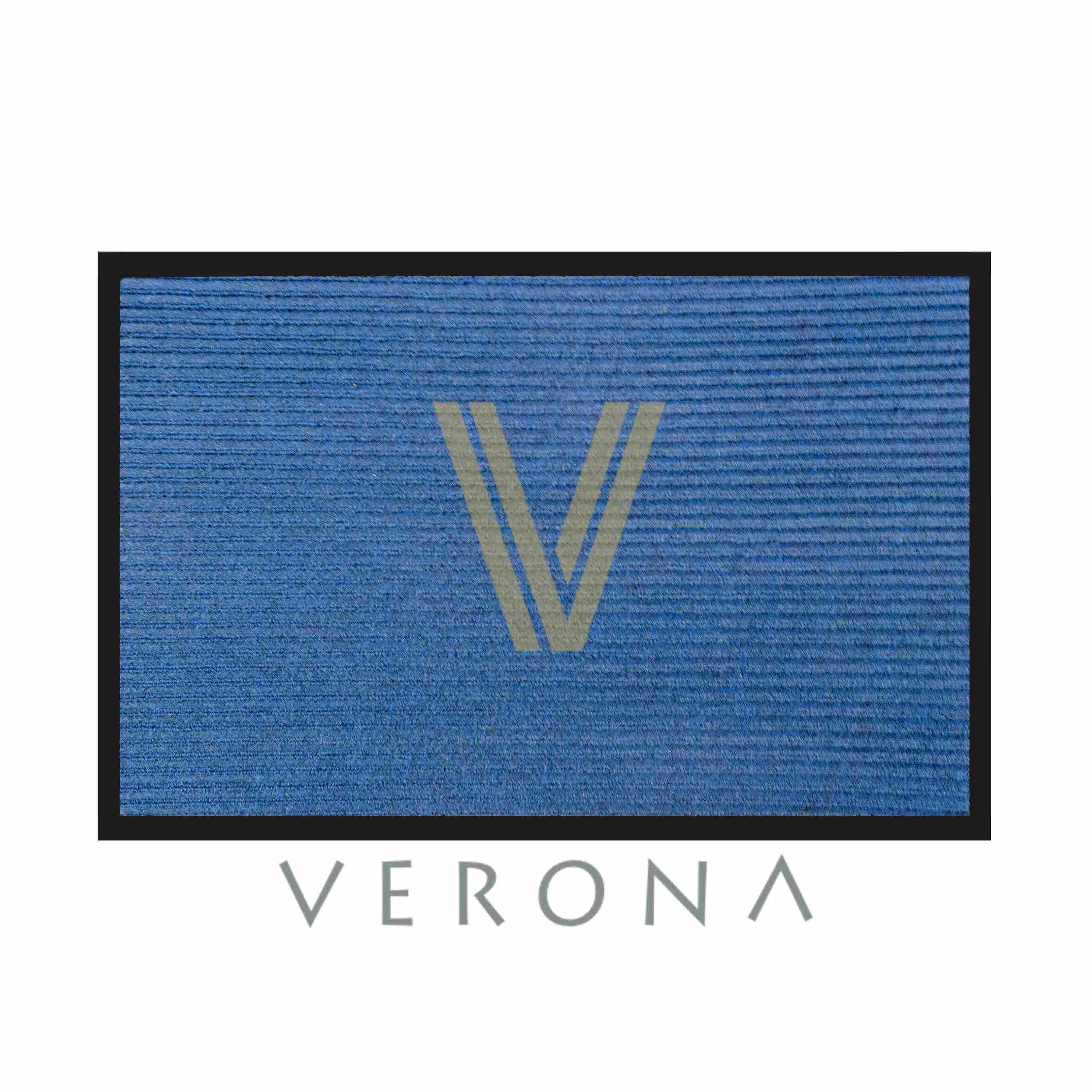 Коврик 2-х Полоска Дизайн 01 Цвет Синий