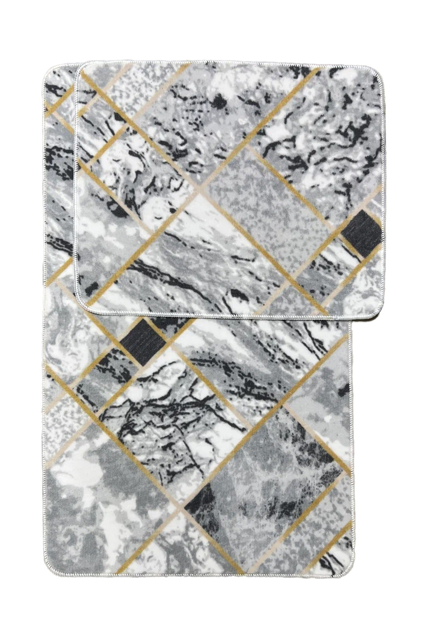 Набор ковриков Smart_N Дизайн 145 Цвет Серый