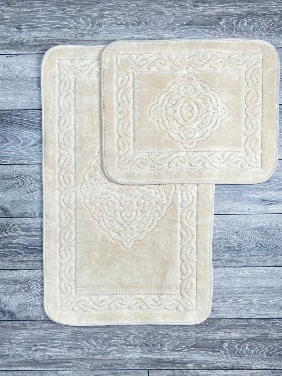 Набор ковриков Buta Osmanli Дизайн  Цвет Светло-Бежевый