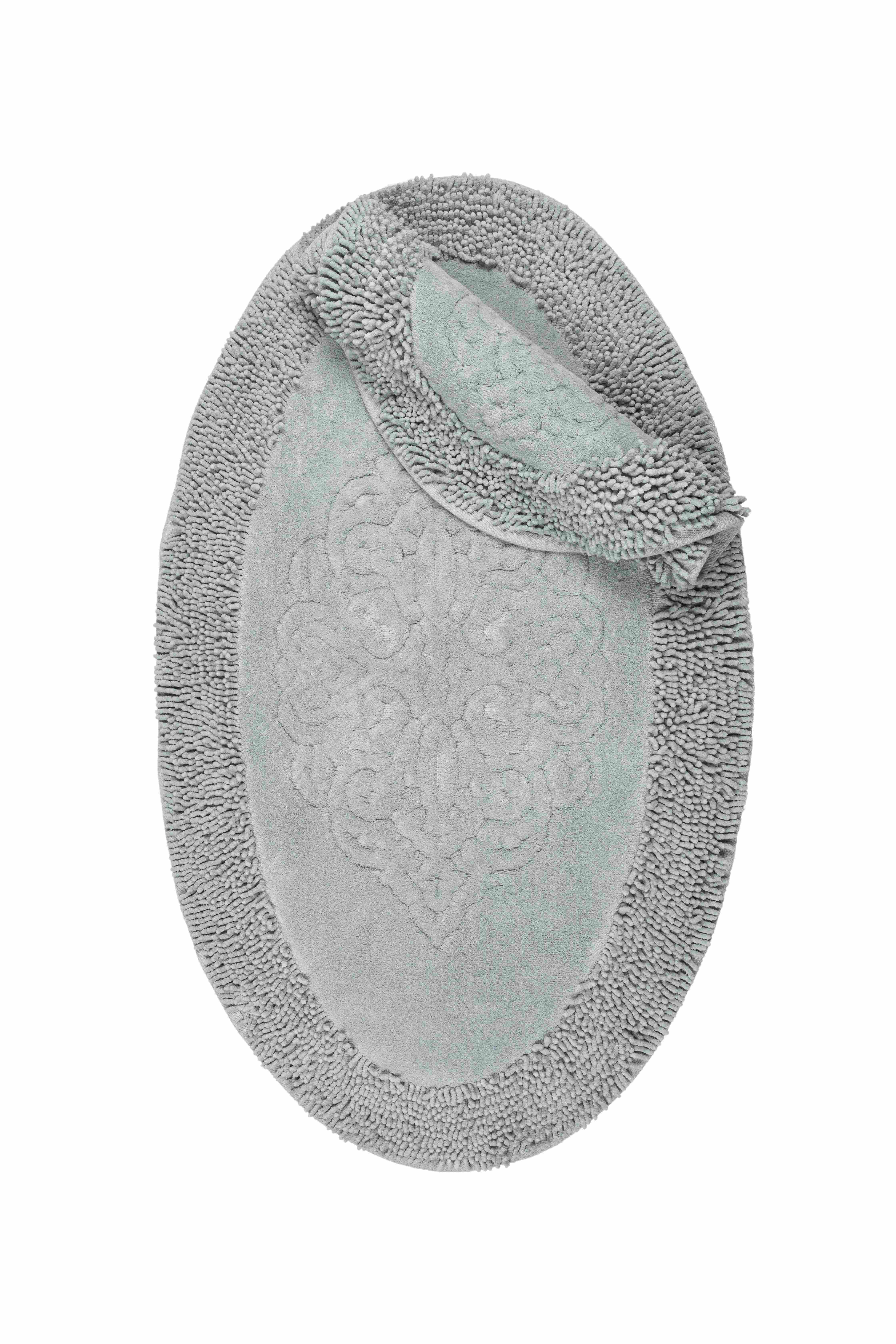 Набор ковриков Makarna Osmanli Oval Дизайн Цвет GRI