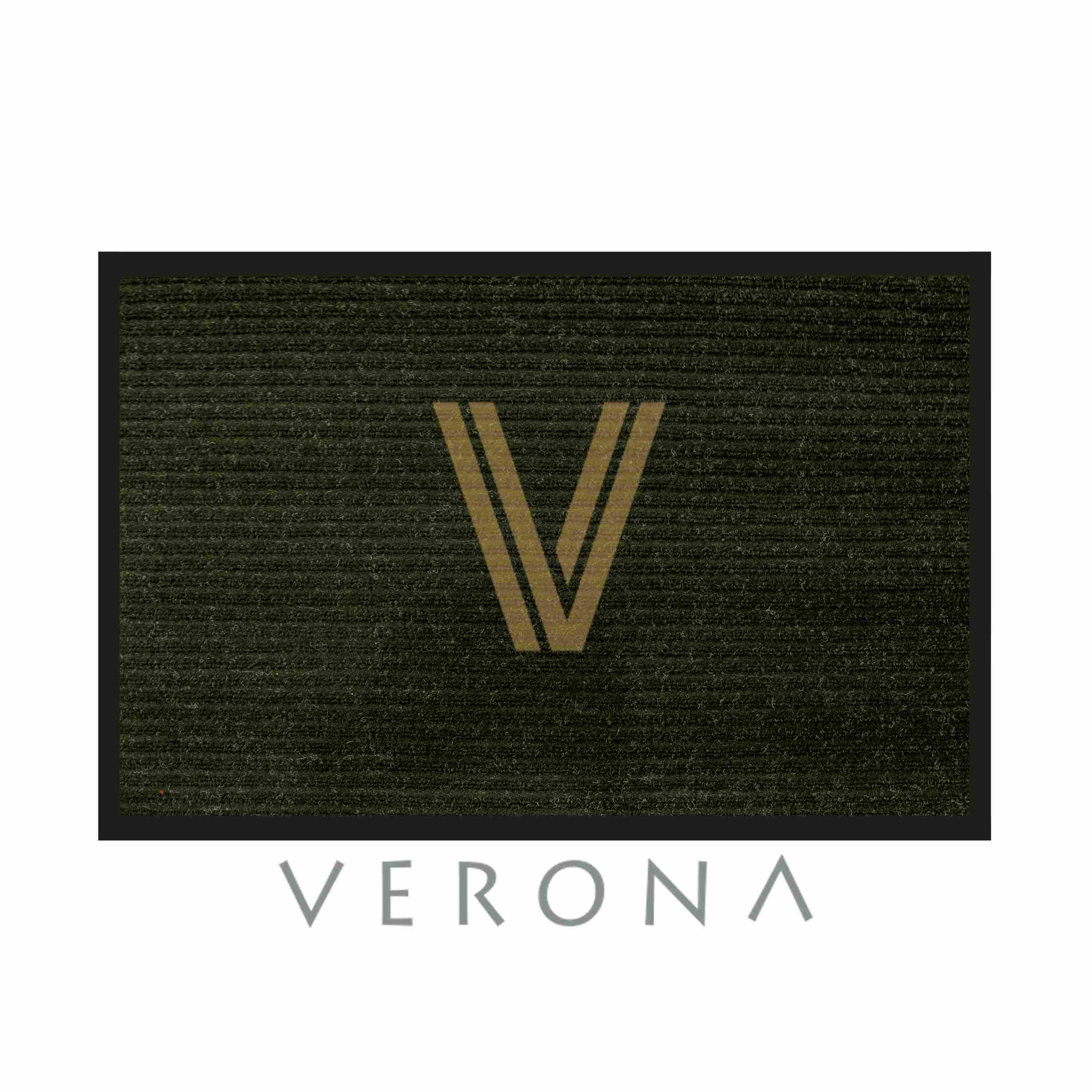 Коврик 2-х Полоска Дизайн 01 Цвет Черный