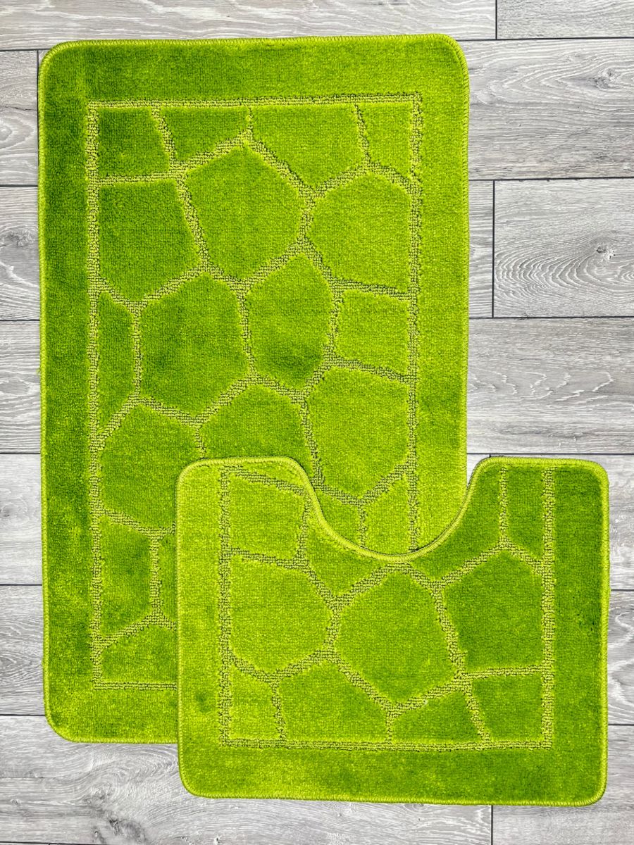 Набор ковриков Mono 2pc ST Дизайн 4918 Цвет GREEN