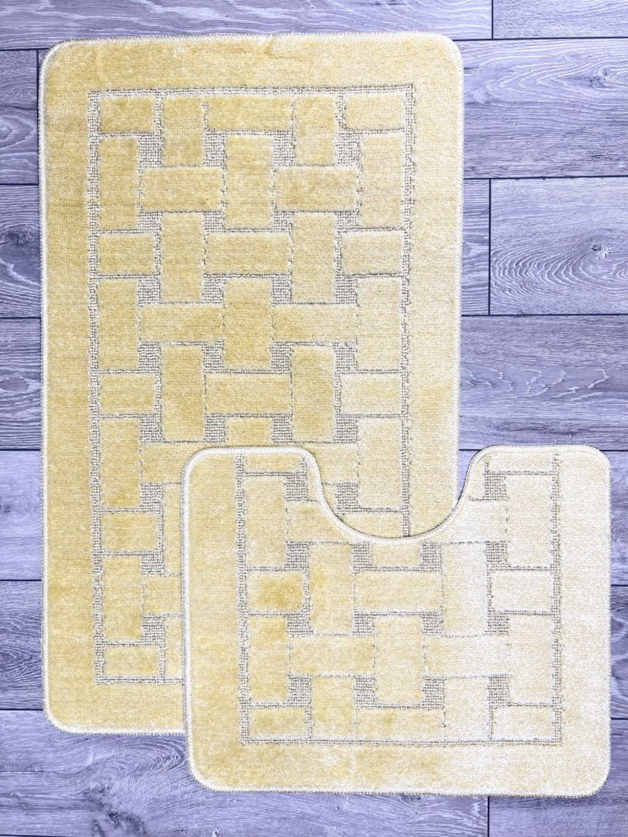 Набор ковриков Mono 2pc ST Дизайн 1303 Цвет LEMON