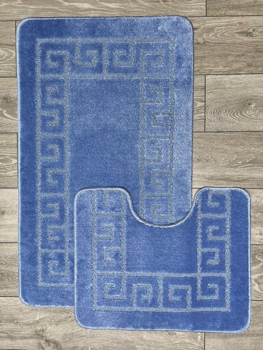 Набор ковриков Mono 2pc ST Дизайн 5004 Цвет LIGHT BLUE