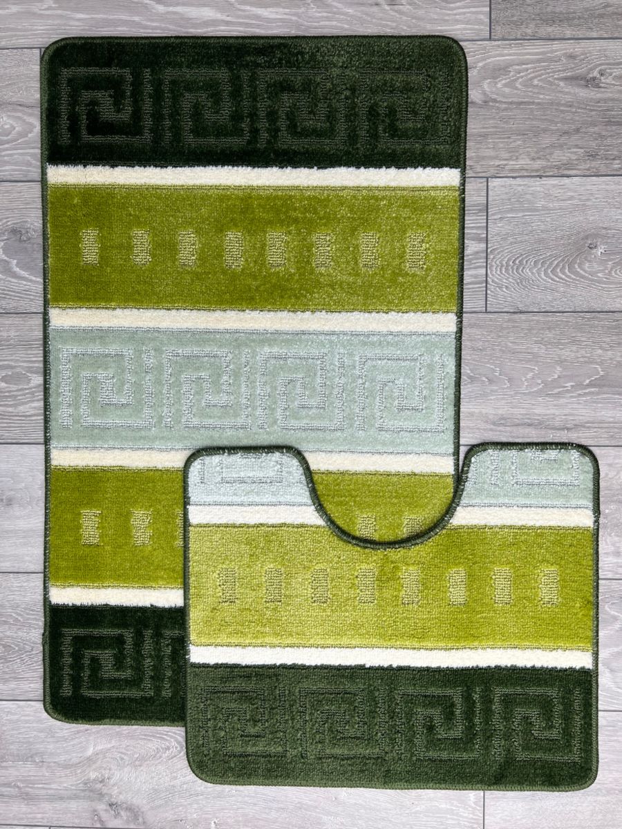 Набор ковриков Multi 2pc ST Дизайн 4604/4909/4609 Цвет GREEN