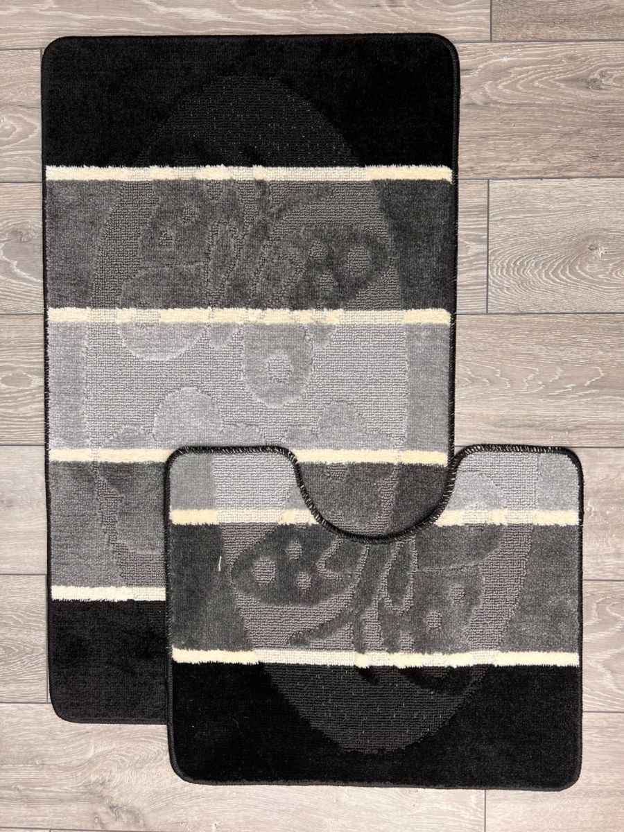 Набор ковриков Multi 2pc ST Дизайн 9002/6203/6213 Цвет BLACK