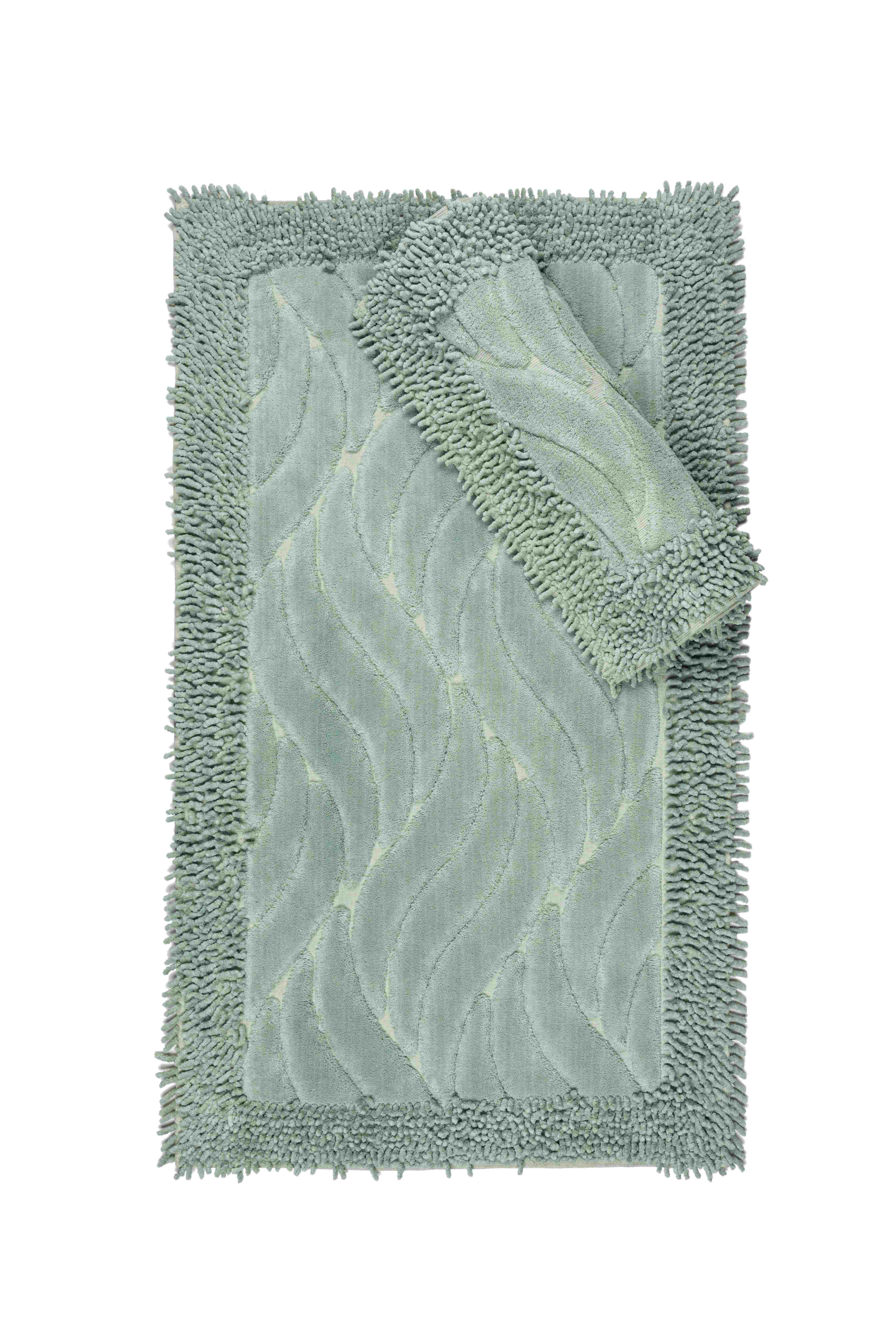 Набор ковриков Makarna Kilic Дизайн Цвет YESILI