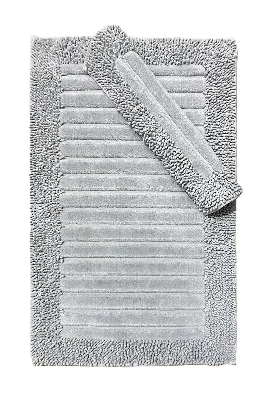 Набор ковриков MAKARNA CIZGILI Дизайн  Цвет Серый